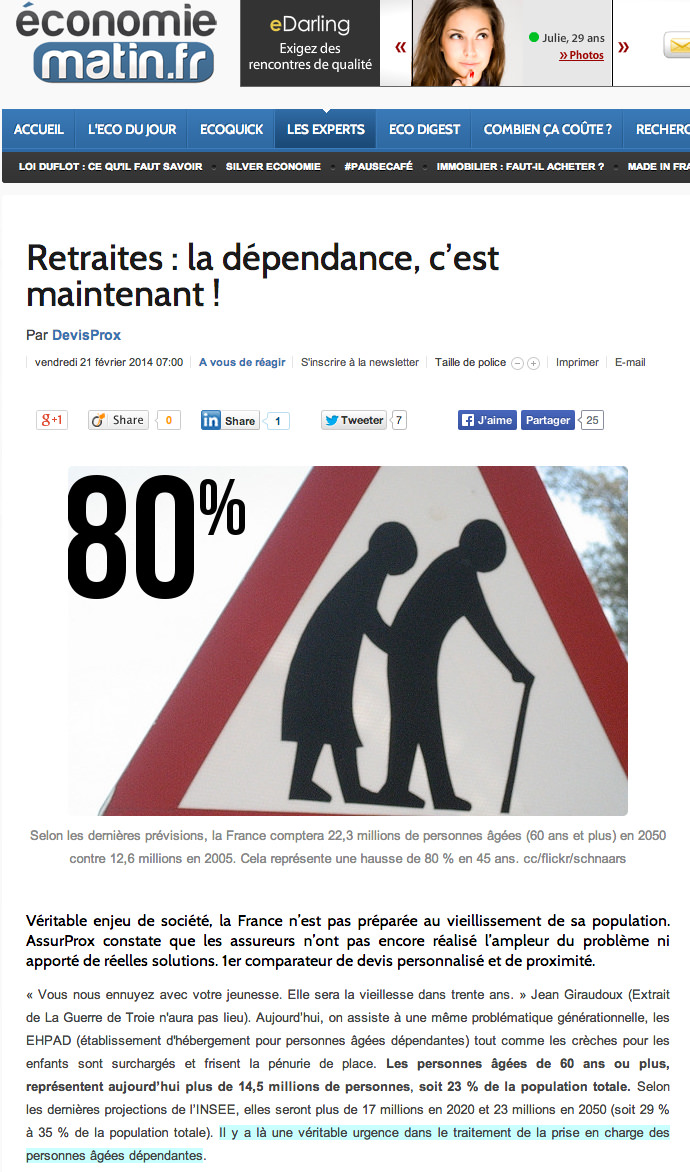 retraite et dépendance